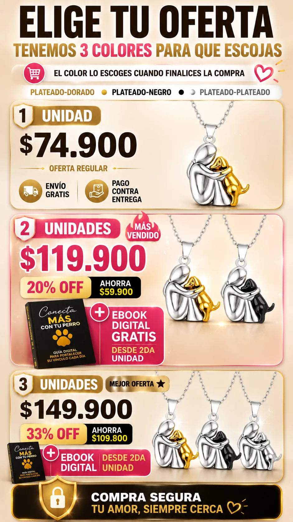 Ofertas del Collar Abrazo Eterno