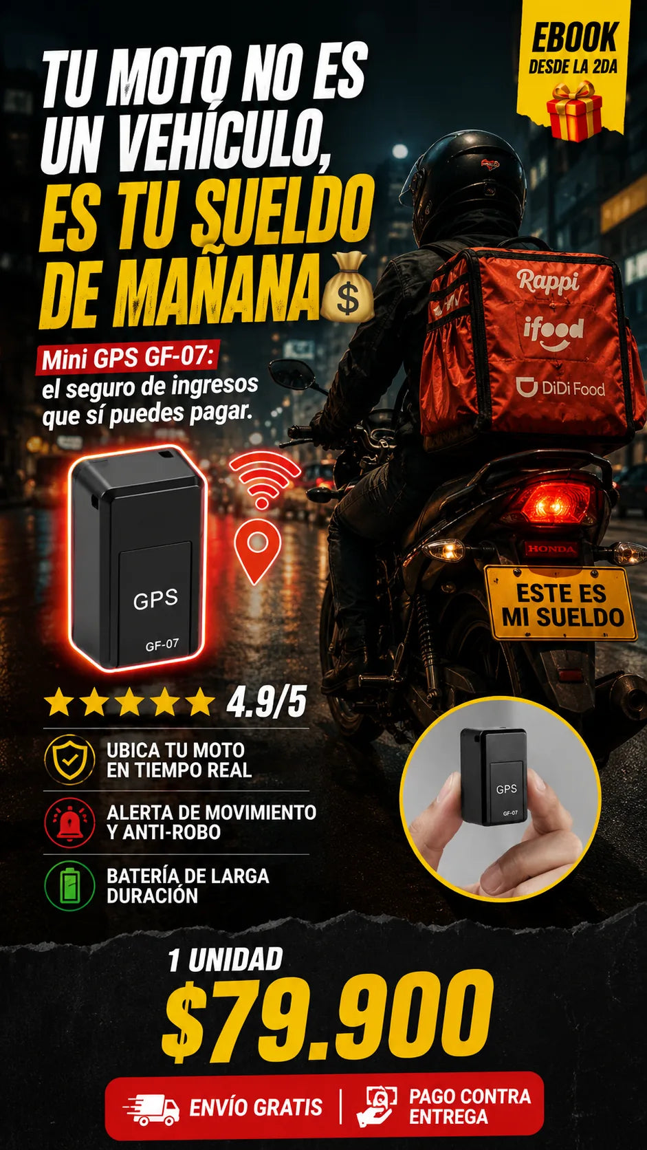 Mini rastreador GPS GF-07 para proteger tu vehÃ­culo