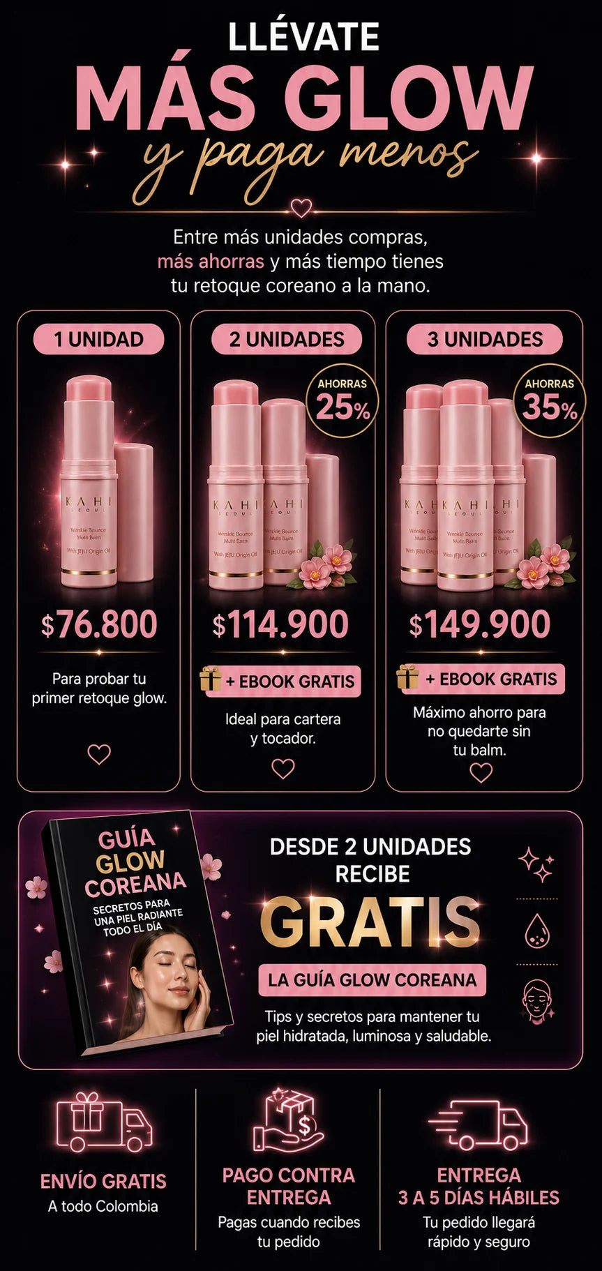 Oferta KAHI 1 2 y 3 unidades
