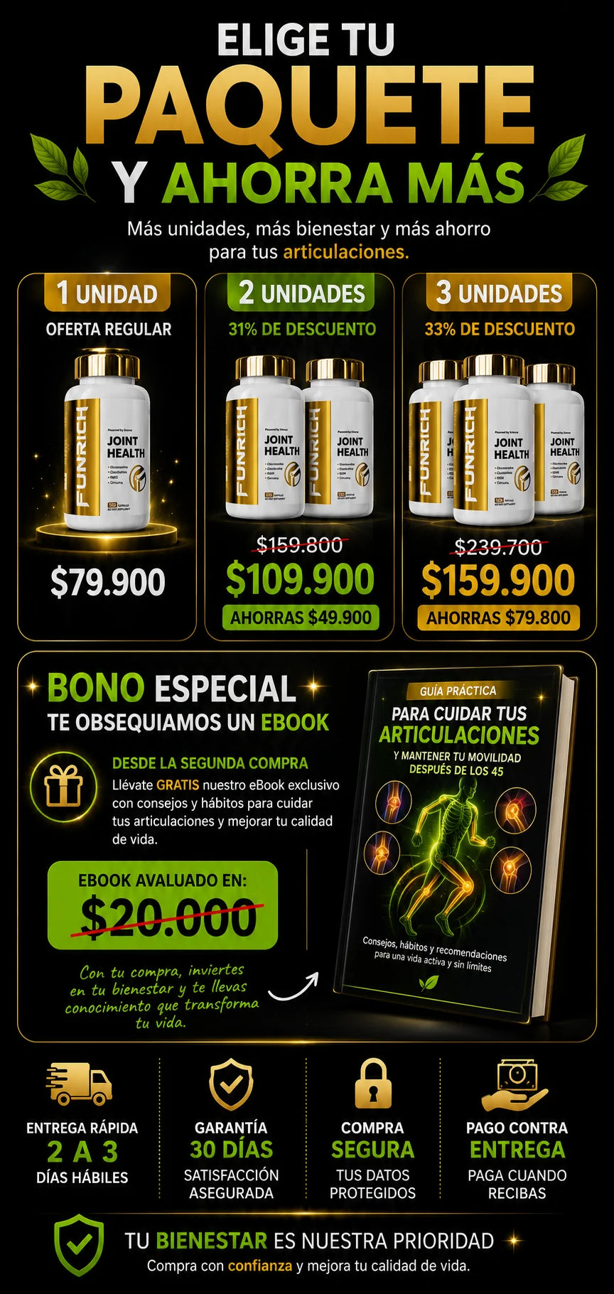 Paquetes de Funrich con ahorro y bono especial